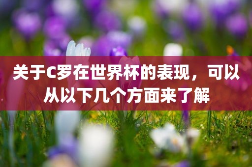 关于C罗在世界杯的表现，可以从以下几个方面来了解
