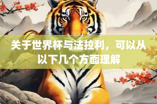 关于世界杯与法拉利，可以从以下几个方面理解