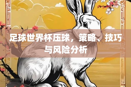 足球世界杯压球，策略、技巧与风险分析
