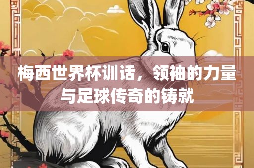 梅西世界杯训话，领袖的力量与足球传奇的铸就