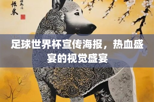足球世界杯宣传海报，热血盛宴的视觉盛宴