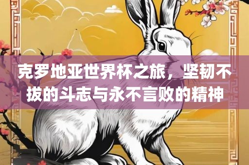 克罗地亚世界杯之旅，坚韧不拔的斗志与永不言败的精神