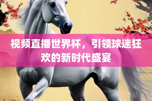 视频直播世界杯，引领球眉山市正发家政服务有限公司迷狂欢的新时代盛宴