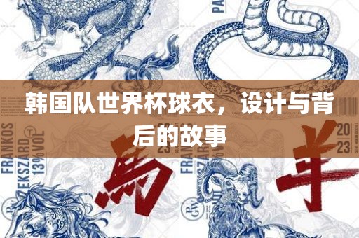 韩国队世界杯球衣，设计与背后的故事