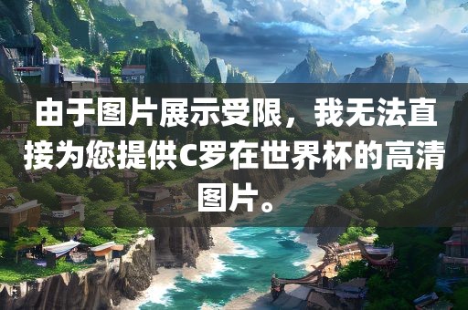 由于图片展示受限，我无法直接为您提供C罗在世界杯的高清图片。