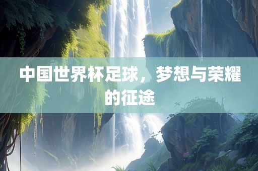中国世界杯足球，梦想与荣耀的征途眉山市正发家政服务有限公司
