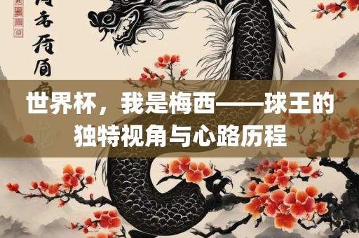 世界杯，我是梅西——球王的独特视角与心路历程