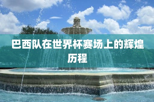 巴西队在世界杯赛场上的辉煌历程眉山市正发家政服务有限公司