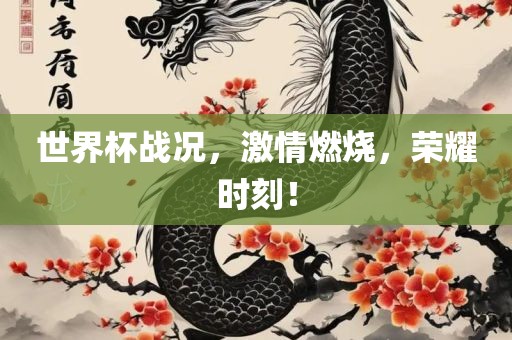 世界杯战况，激情燃烧，荣耀时刻！眉山市正发家政服务有限公司