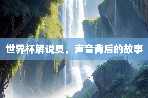 世界杯解说员，声音背后的故事眉山市正发家政服务有限公司