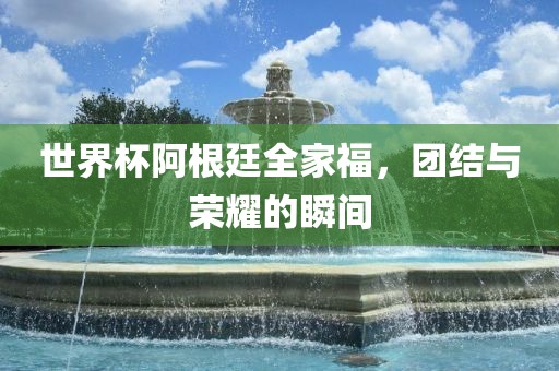 世界杯阿根廷全家福，团结与荣耀的瞬间