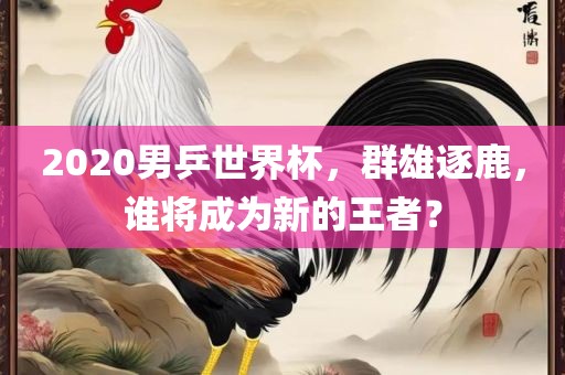 2020男乒世界杯，群雄逐鹿，谁将成为新的王者？