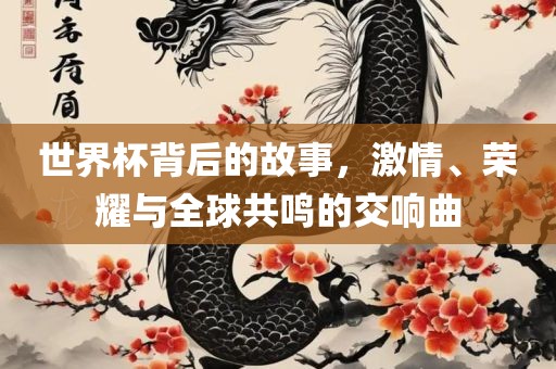 世界杯背后的故事，激情、荣耀与全球共鸣的交响曲