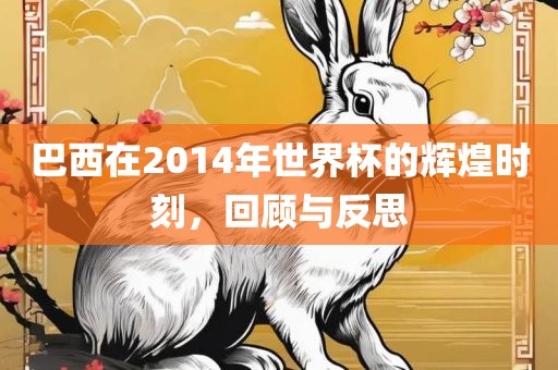 巴西在2014年世界杯的辉煌时刻，回顾与反思