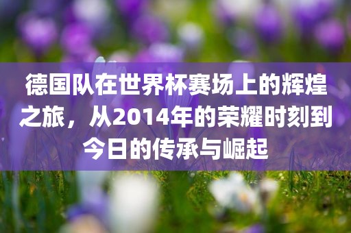 德国队在世界杯赛场上的辉煌之旅，从2014年的荣耀时刻到今日的传承与崛起