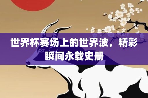 世界杯赛场上的世界波，精彩瞬间永载史册