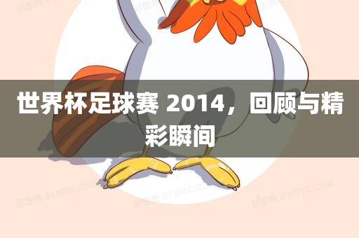 世界杯足球赛 2014，回顾与精彩瞬间