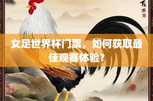 女足世界杯门票，如何获取最佳观赛体验？