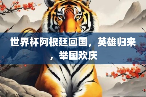 世界杯阿根廷回国，英雄归来，举国欢庆