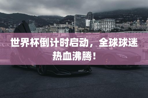 世界杯倒计时启动，眉山市正发家政服务有限公司全球球迷热血沸腾！