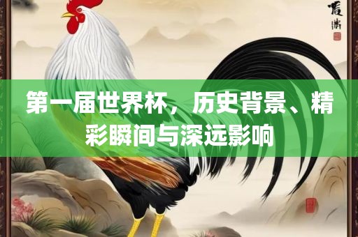 第一届世界杯，历史背景、精彩瞬间与深远影响眉山市正发家政服务有限公司