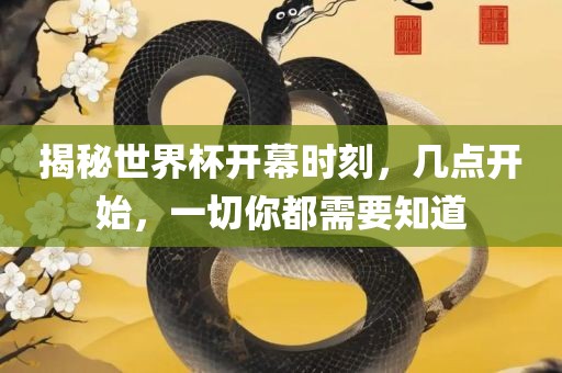 揭秘世界杯开幕时刻，几点开始，一切你都需要知道眉山市正发家政服务有限公司
