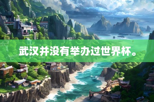 眉山市正发家政服务有限公司武汉并没有举办过世界杯。