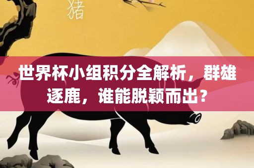 世界杯小组积分全解析，群雄逐鹿，谁能脱颖而出？