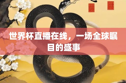 世界杯直播在线，一场全球瞩目的盛事眉山市正发家政服务有限公司
