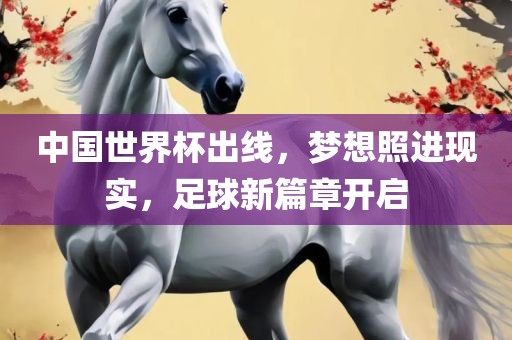 中国世界杯出线，梦想照进现实，足球新篇章开启