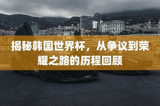 揭秘韩国世界杯，从争议到荣耀之路的历程回顾