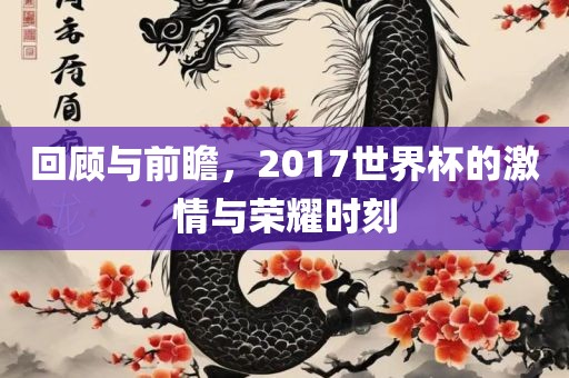 回顾与前瞻，2017世界杯的激情与荣耀时刻