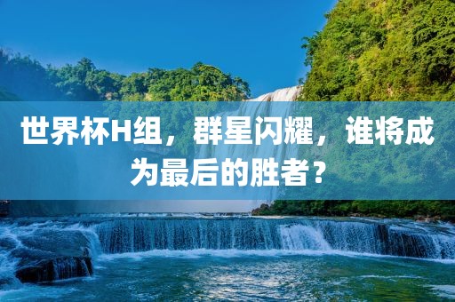 世界杯H组，群星闪耀，谁将成为最后的胜者？眉山市正发家政服务有限公司