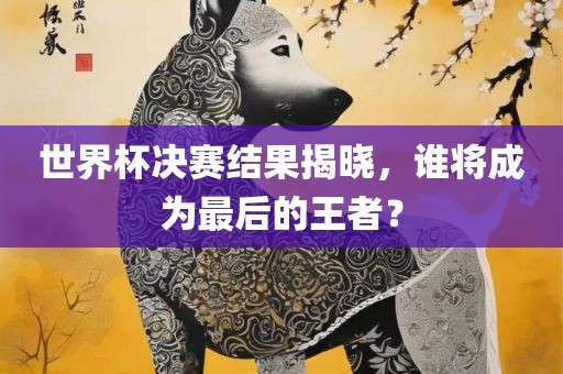世界杯决赛结果揭晓，谁将成为最后的王者？