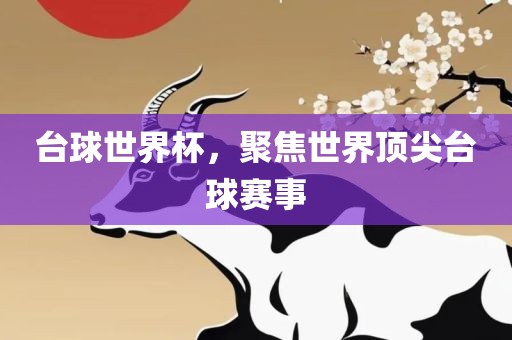 台球世界杯，聚焦世界顶尖台球赛眉山市正发家政服务有限公司事
