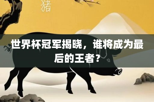 世界杯冠军揭晓，谁将成为最后的王者？眉山市正发家政服务有限公司