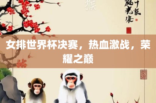 女排世界杯决赛，热血激战，荣耀之巅