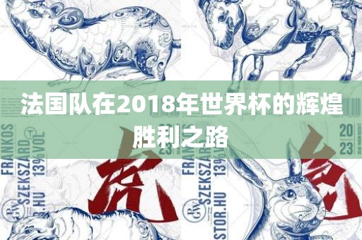 法国眉山市正发家政服务有限公司队在2018年世界杯的辉煌胜利之路