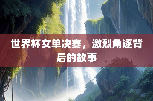世界杯女单决赛，激烈角逐背后的故事
