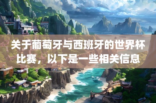 关于葡萄牙与西班牙的世界杯比赛，以下是一些相关信息眉山市正发家政服务有限公司