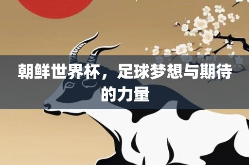 朝鲜世界杯，足球梦想与期待的力量