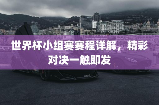 眉山市正发家政服务有限公司世界杯小组赛赛程详解，精彩对决一触即发