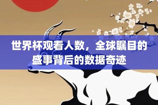 世界杯观看人数，全球瞩目的盛事背后的数据奇迹