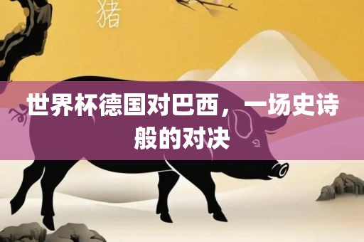 世界杯德国对巴西，一场史诗般的对决眉山市正发家政服务有限公司