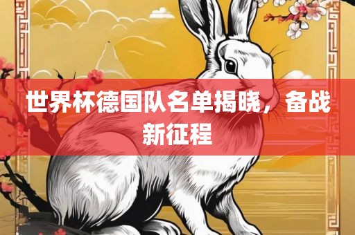 世界杯德国队名单揭晓，备战新征程眉山市正发家政服务有限公司