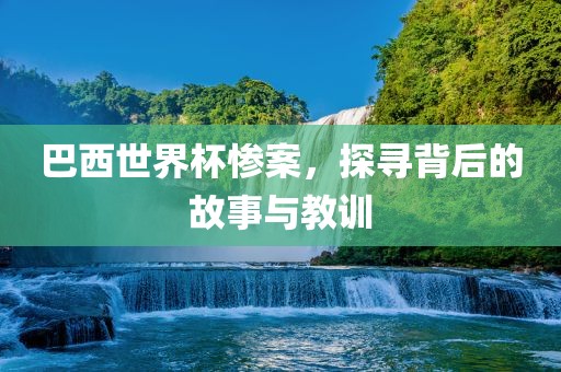 巴西世界杯惨案，探寻背后的故事与教训眉山市正发家政服务有限公司