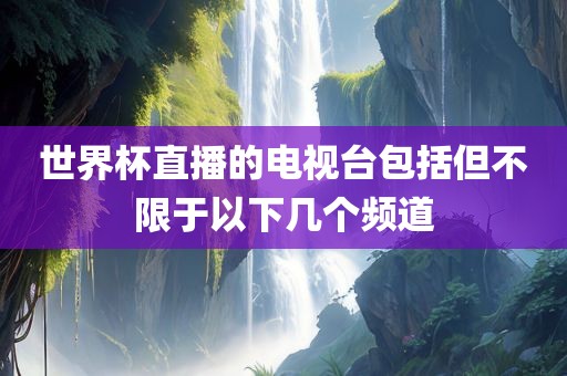 世界杯直播的电视台包括但不限于以下几个频道眉山市正发家政服务有限公司