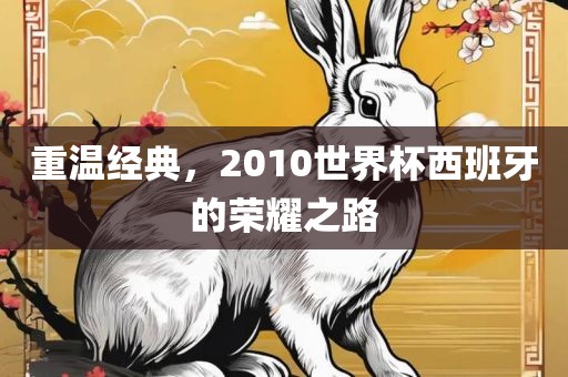 重温经典，2010世界杯西班牙的荣耀之路