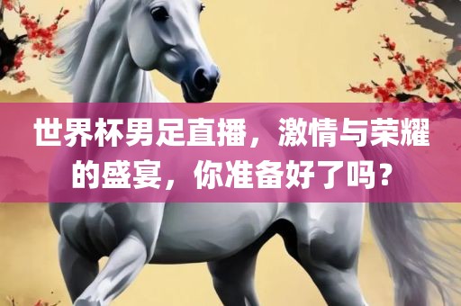 世界杯男足直播，激情与荣耀的盛宴，你准备好了吗？