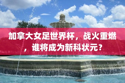 加拿大女足世界杯，战火重燃，谁将成为新科状元？眉山市正发家政服务有限公司
